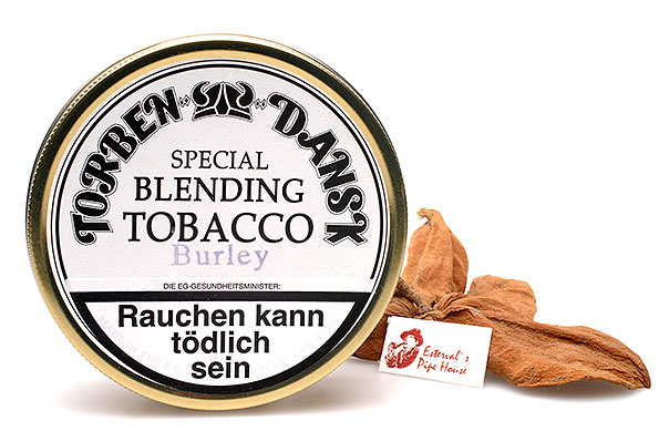 Torben Dansk Burley 2,5mm Pfeifentabak 50g Dose Torben Dansk Burley 2,5mm Pfeifentabak 50g Dose